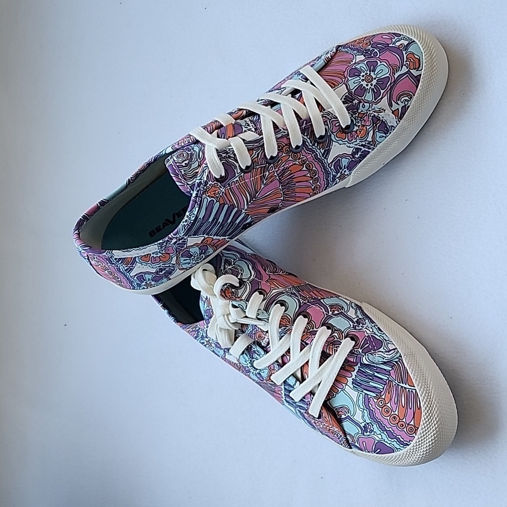 SeaVees Monterey Sneakers, Cosmo Bouquet, size 8.5